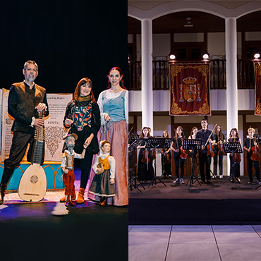 Cartel del espectáculo: Emilio Villalba & Orquesta de Cuerda de la Escuela Municipal de Música